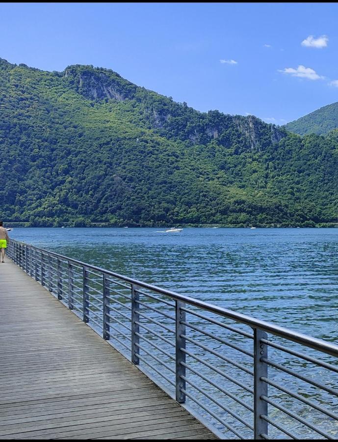 Lake Como Casa La Rosa Abbadia Lariana Eksteriør billede