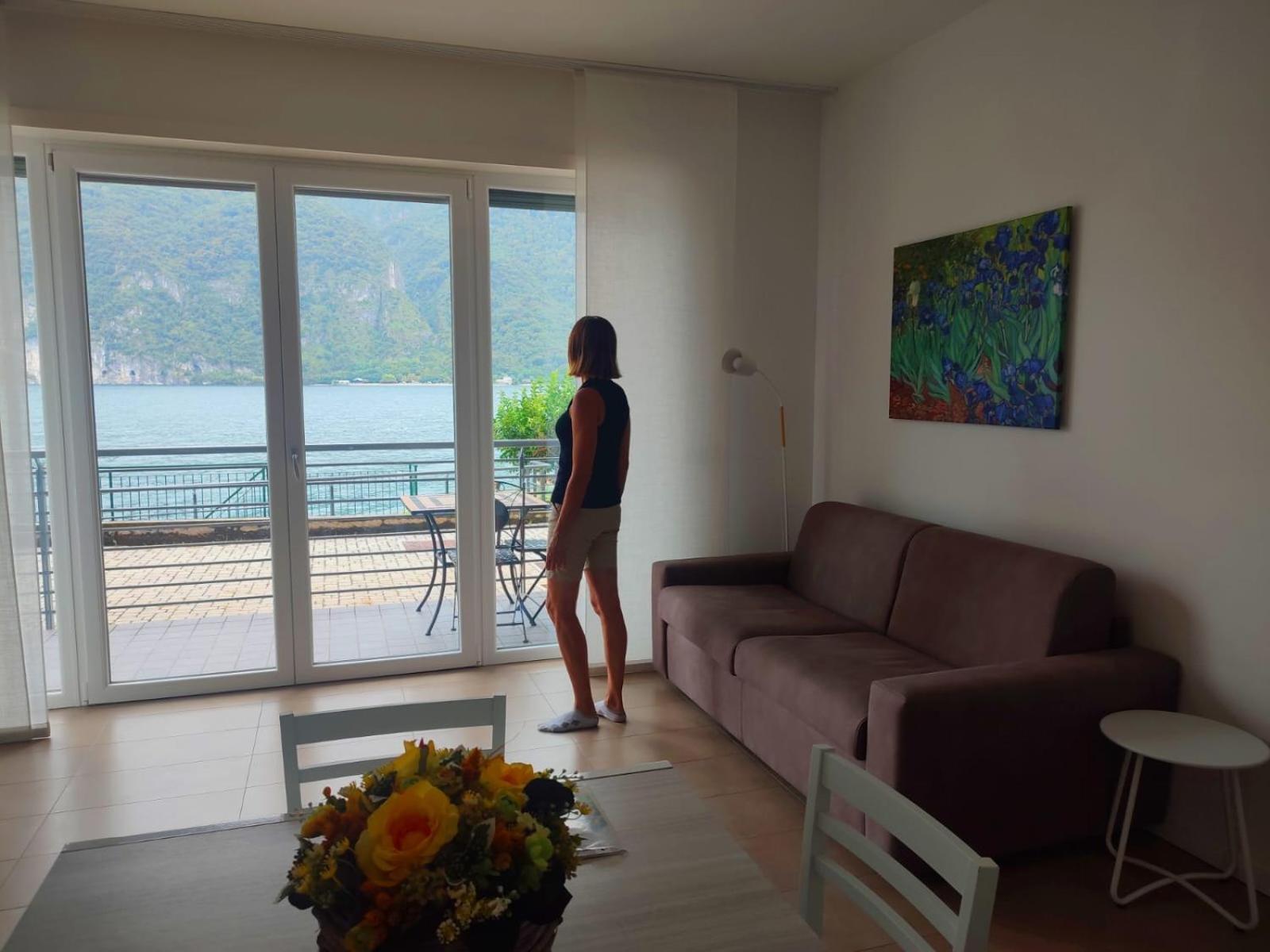 Lake Como Casa La Rosa Abbadia Lariana Eksteriør billede