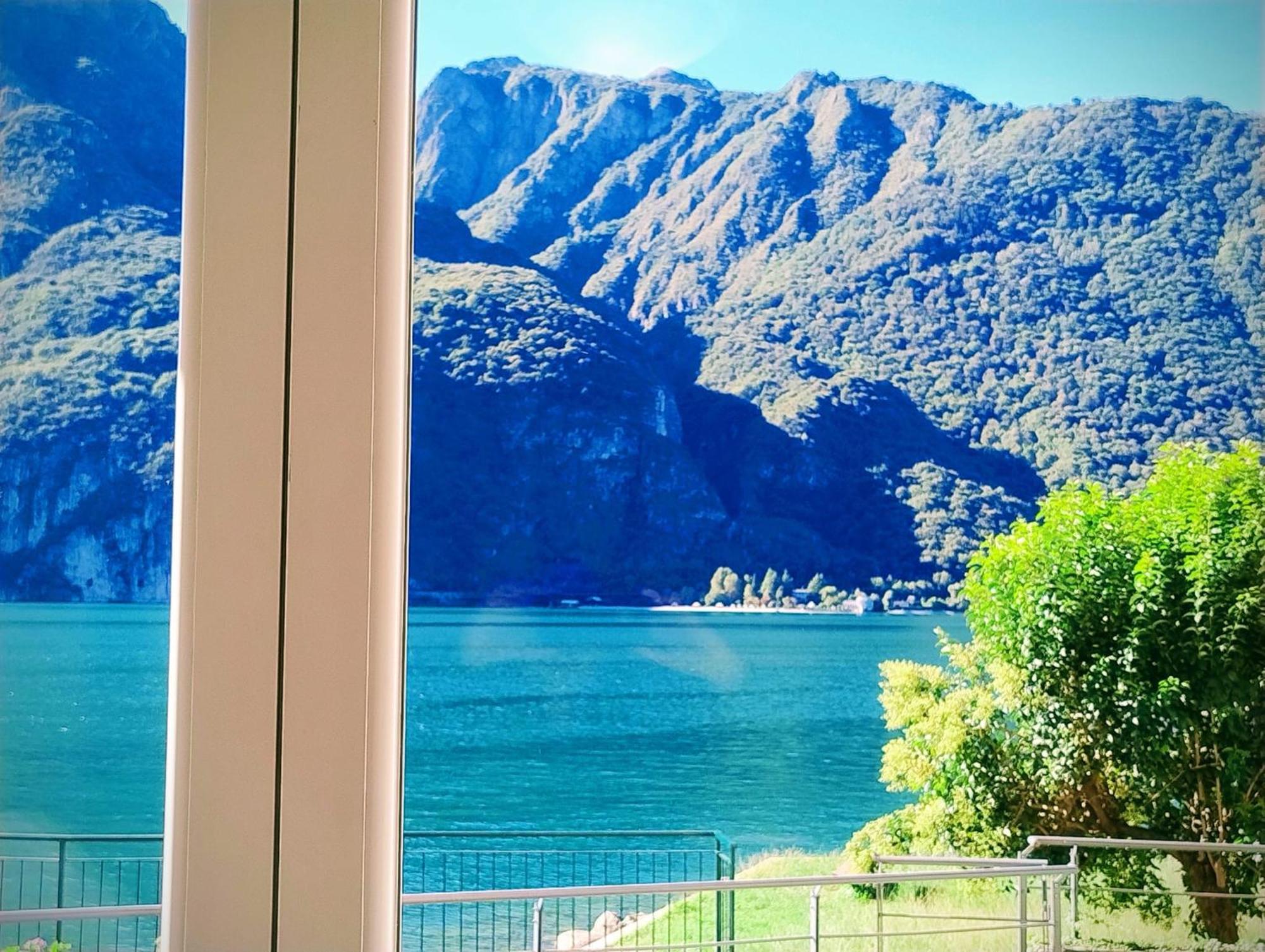 Lake Como Casa La Rosa Abbadia Lariana Eksteriør billede