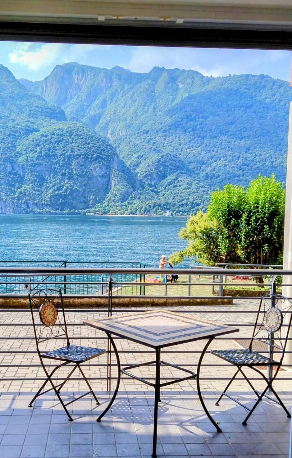 Lake Como Casa La Rosa Abbadia Lariana Eksteriør billede